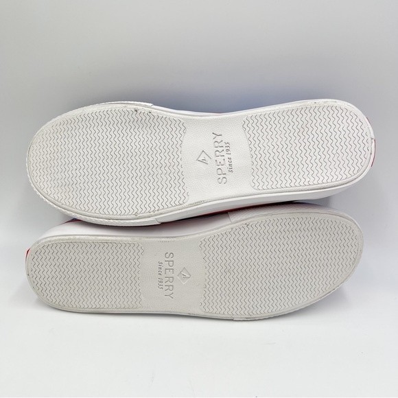 NEW Sperry Mens Size 8.5 STS23303‎ Bahama 3 Eye Blue Canvas Slip On Boat Shoes - Picture 10 of 13